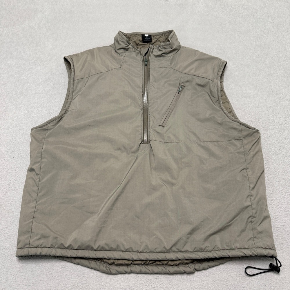 Orc Industries Insulative Vest Mens XL L7a Quilted Puffer Military USA 1/2 Zip